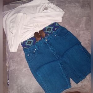 Vintage L.A. Blues Teal Blue 90's Mom Jeans, Size 12